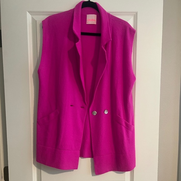 CRUSH Katie Vest, Blazer OVERSIZED Fit - Picture 1 of 11